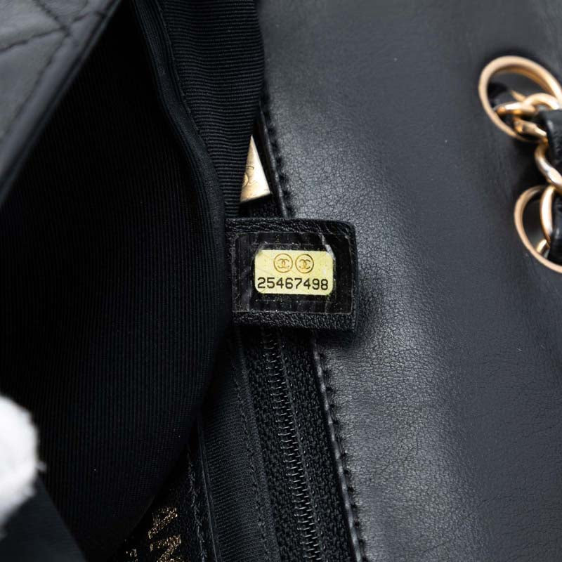 Quilted Lambskin Braided Saddle Flap