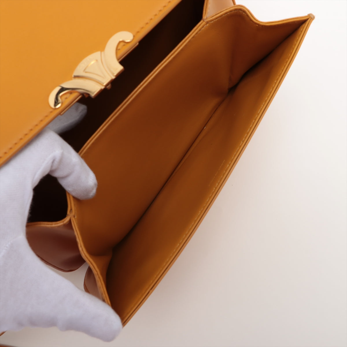 Calfskin Triomphe Shoulder Bag