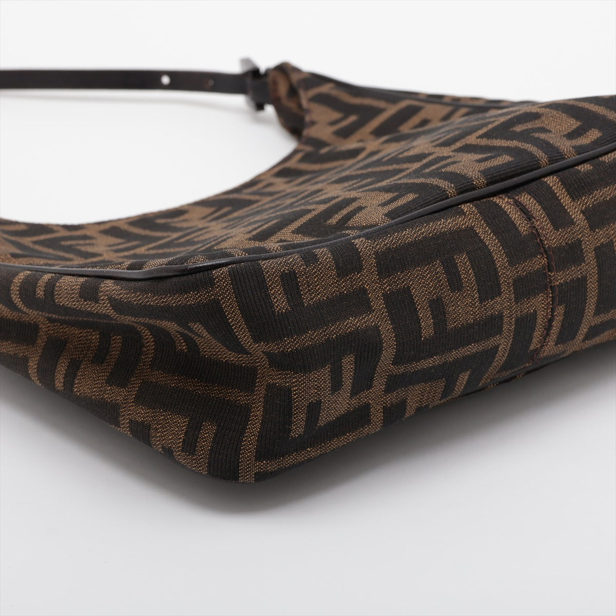 Leather-Trimmed Zucca Bag
