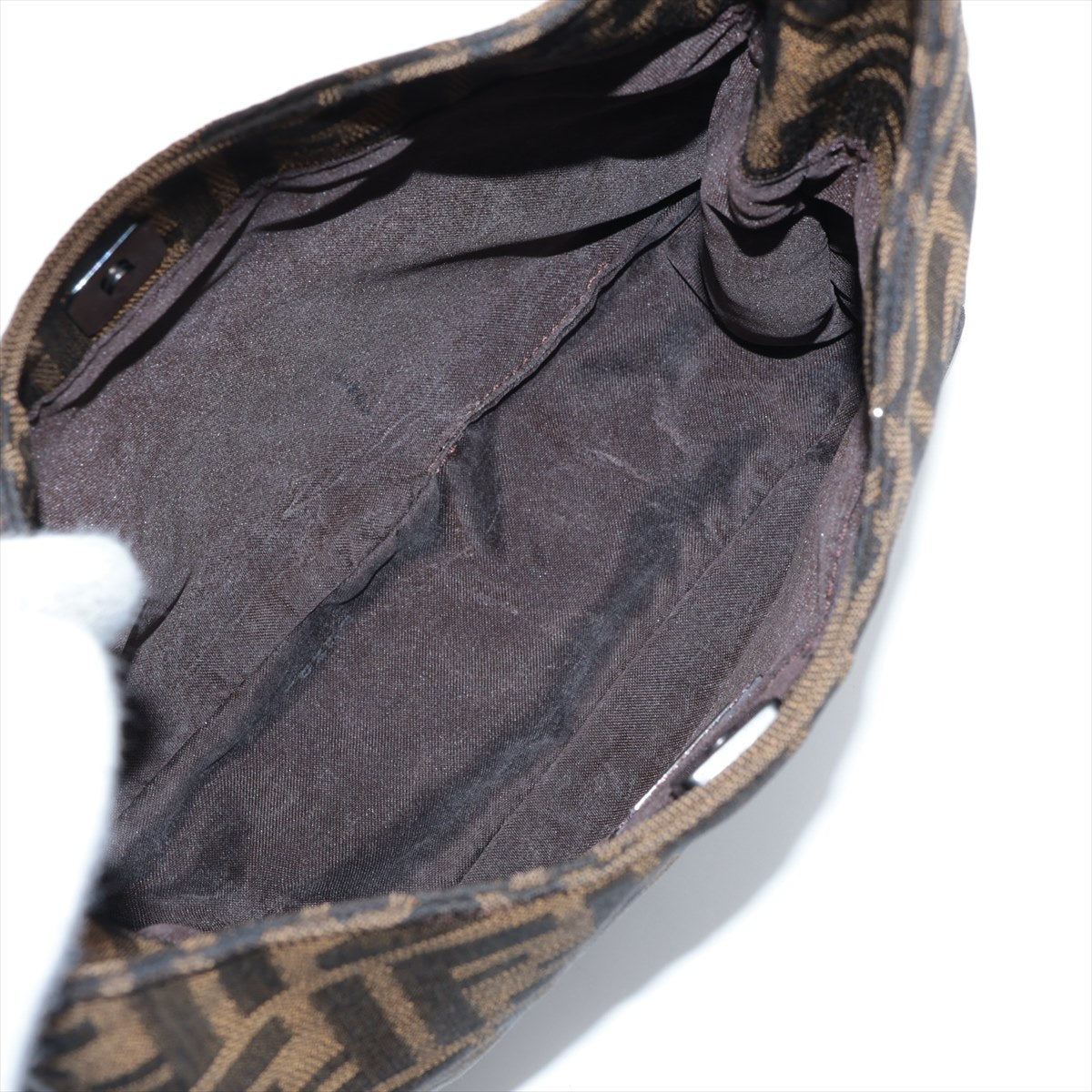 Leather-Trimmed Zucca Bag