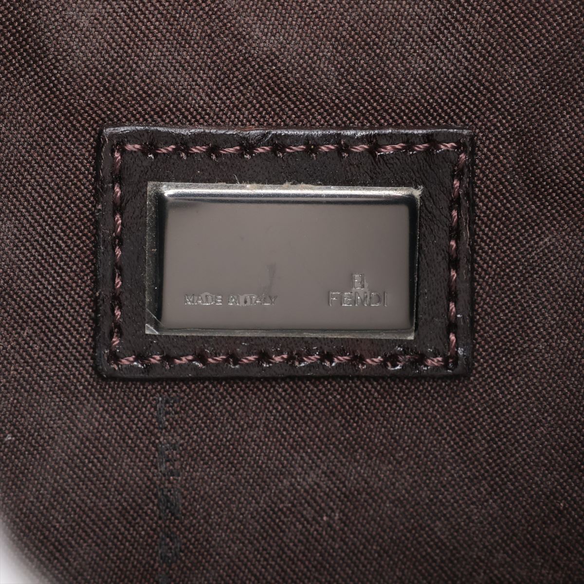 Leather-Trimmed Zucca Bag