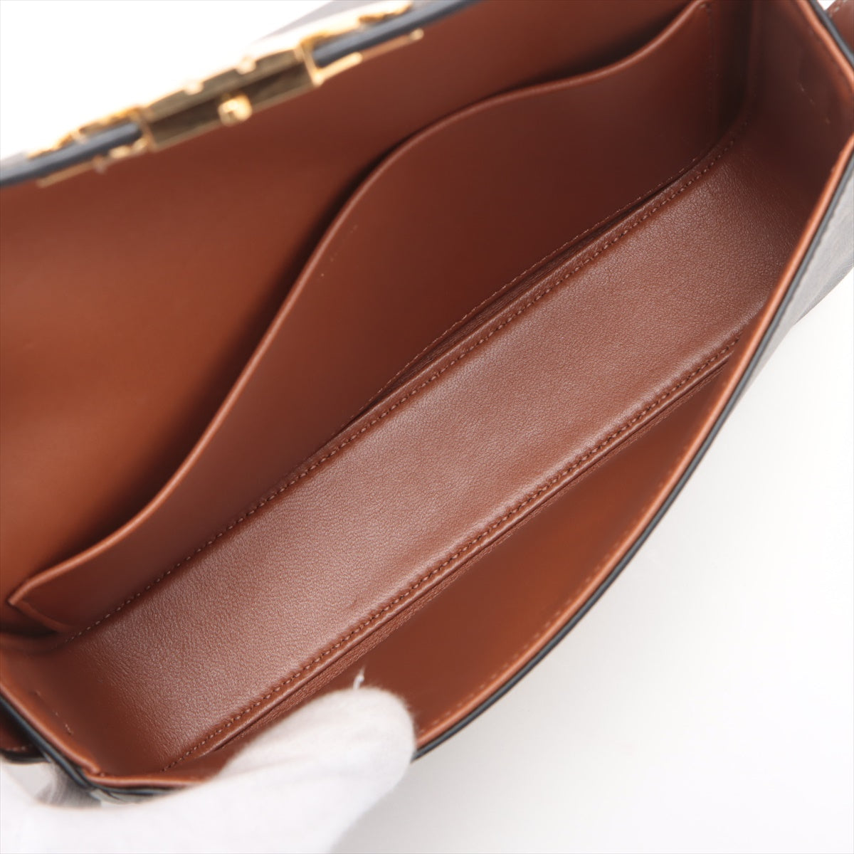 Canvas Triomphe Shoulder Bag Tan