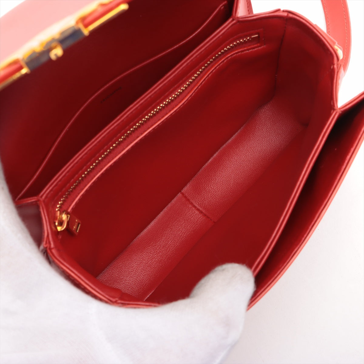 Calfskin Triomphe Shoulder Bag