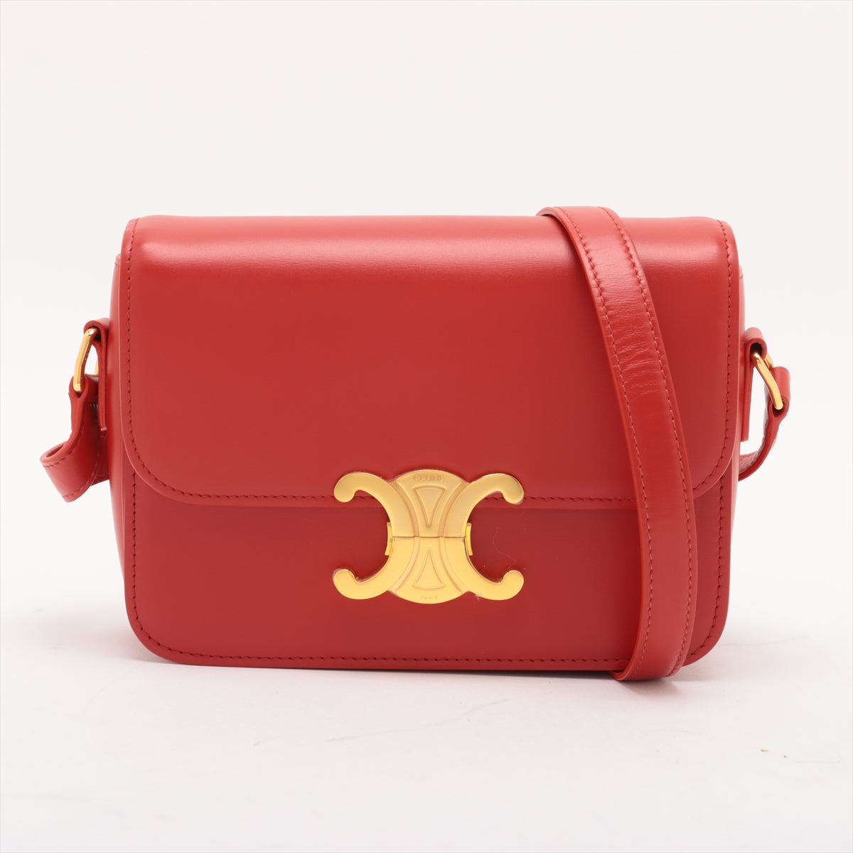 Calfskin Triomphe Shoulder Bag