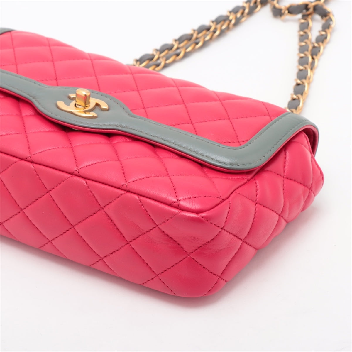 Two Tone Day Flap Bag