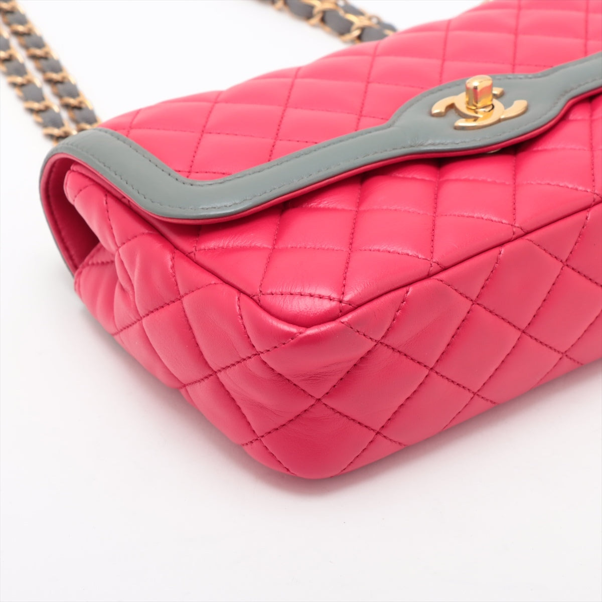 Two Tone Day Flap Bag