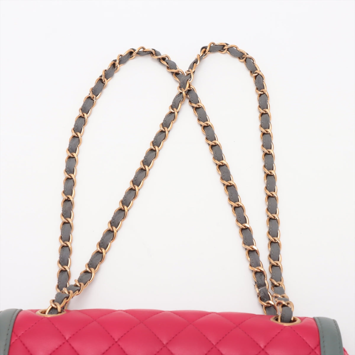 Two Tone Day Flap Bag