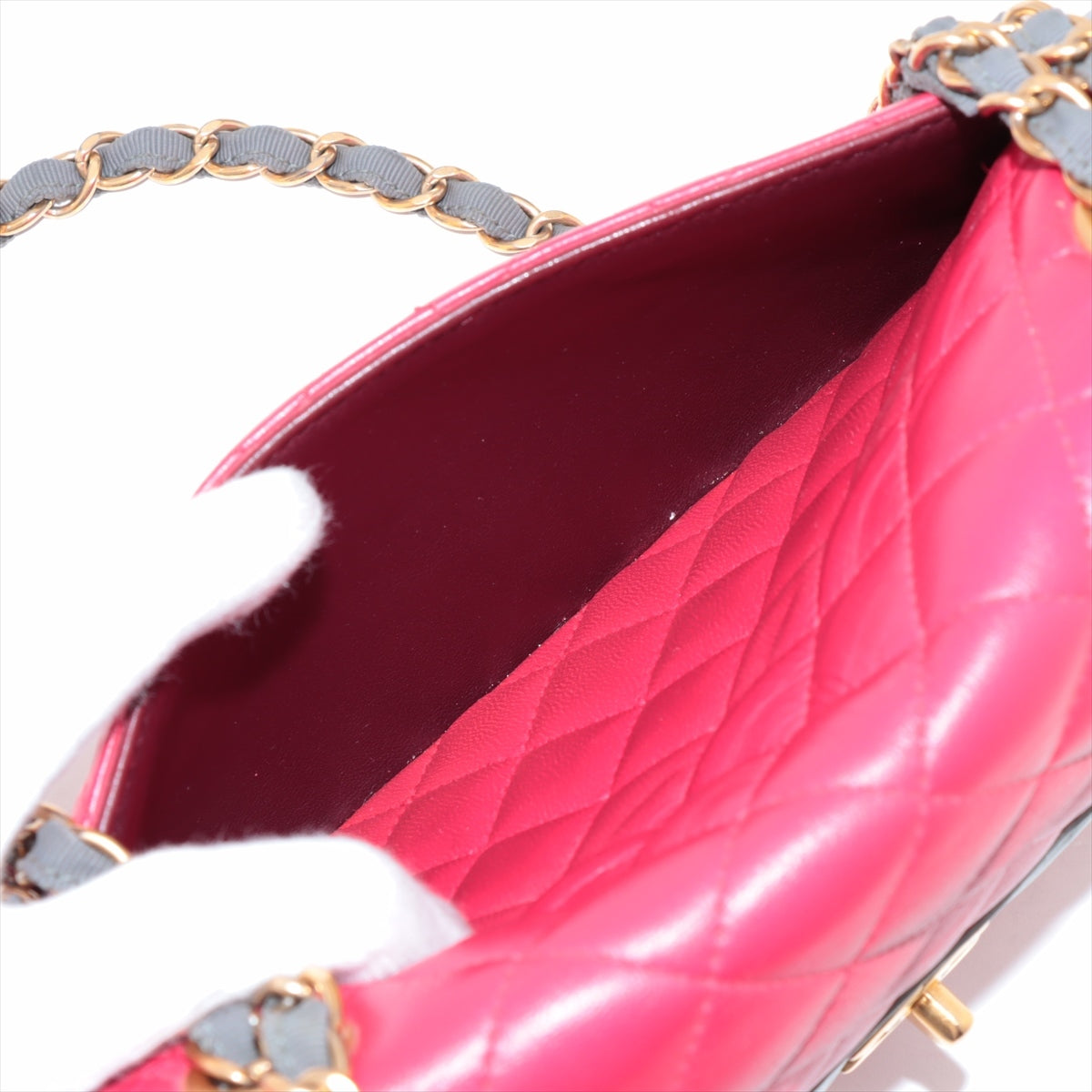 Two Tone Day Flap Bag