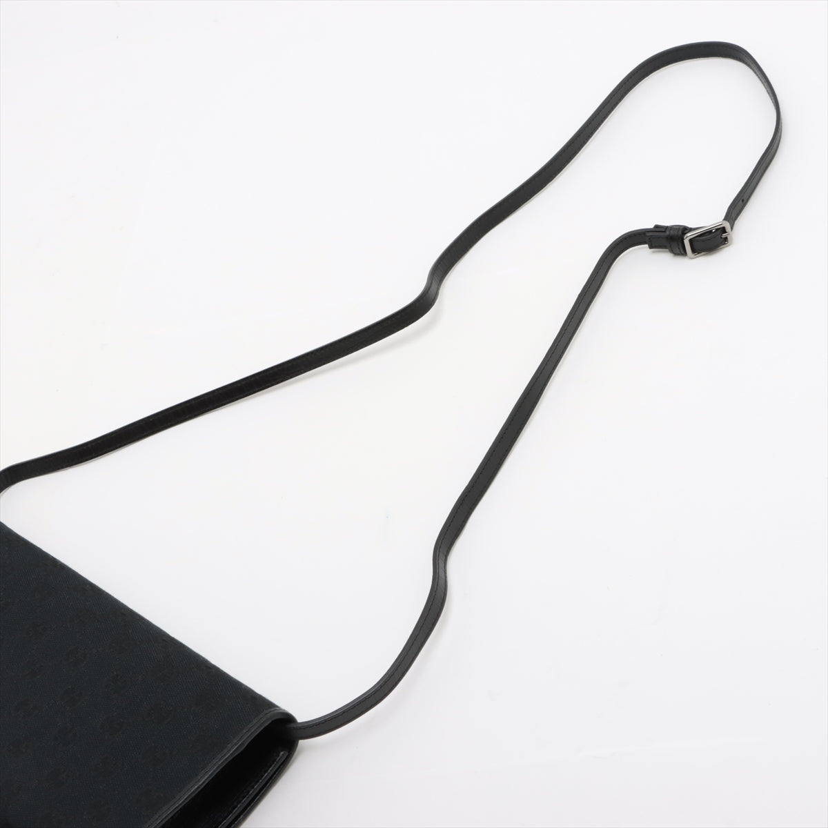 GG Canvas Bamboo Bar Clutch