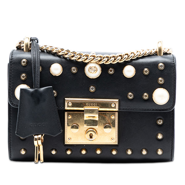 Faux Pearl Padlock Small