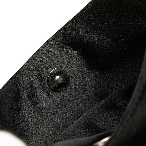 Beaded Satin Cleo Shoulder Bag