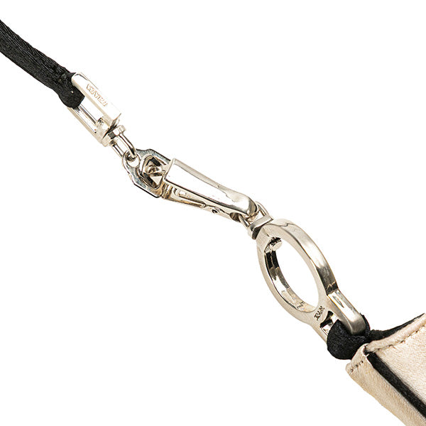 Beaded Satin Cleo Shoulder Bag
