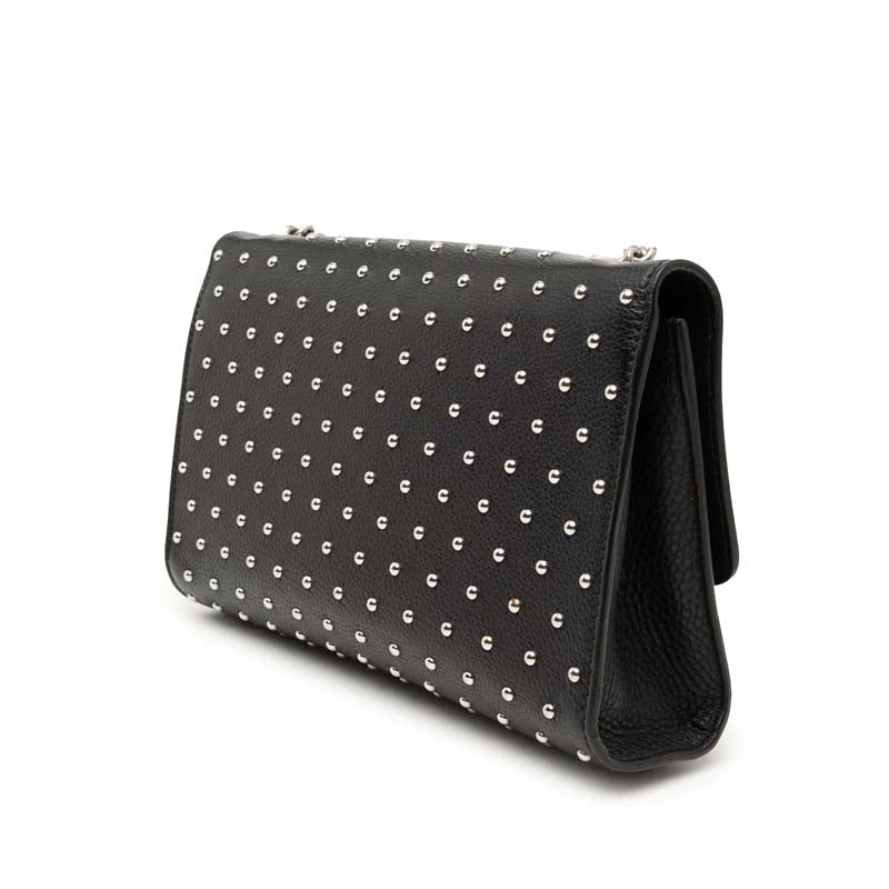 Medium Studded Leather Miss Bamboo Crossbody