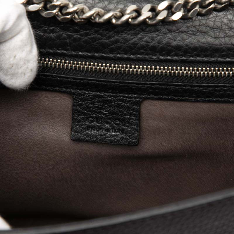 Medium Studded Leather Miss Bamboo Crossbody