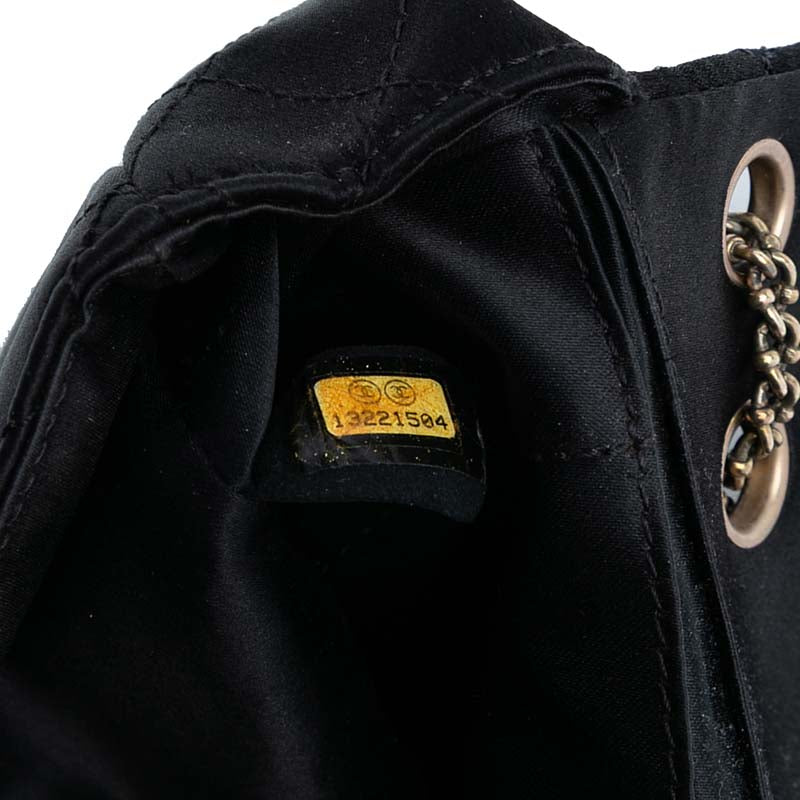 Quilted Satin Precious Jewel East West Flap