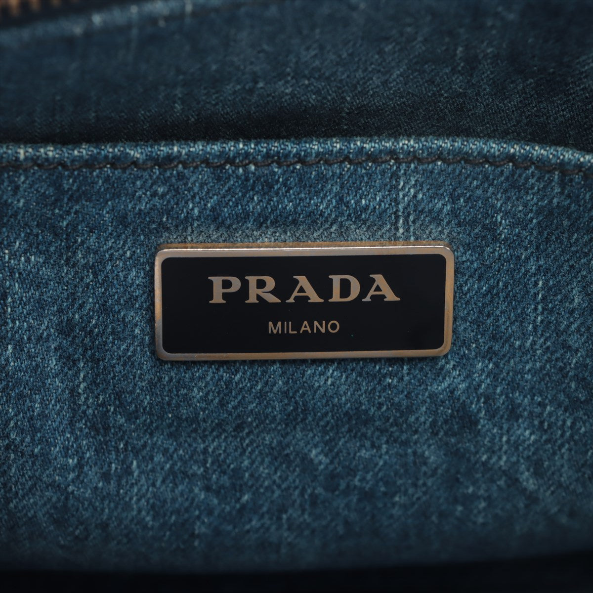 Navy Denim Canapa Tote Bag