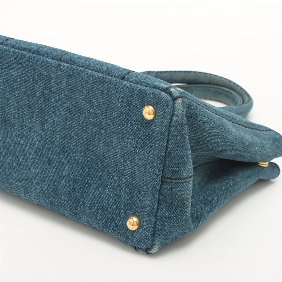 Navy Denim Canapa Tote Bag