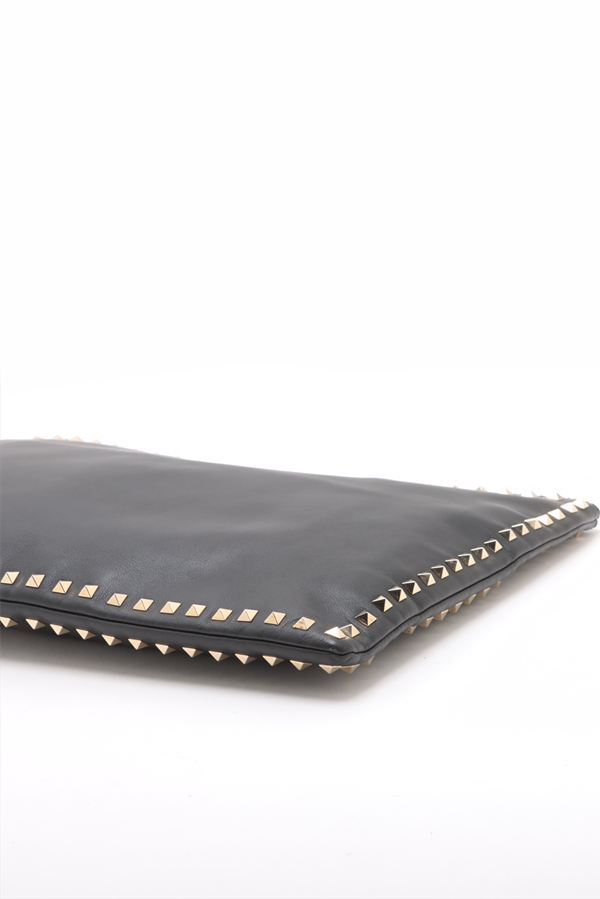 Rockstud Leather Wallet