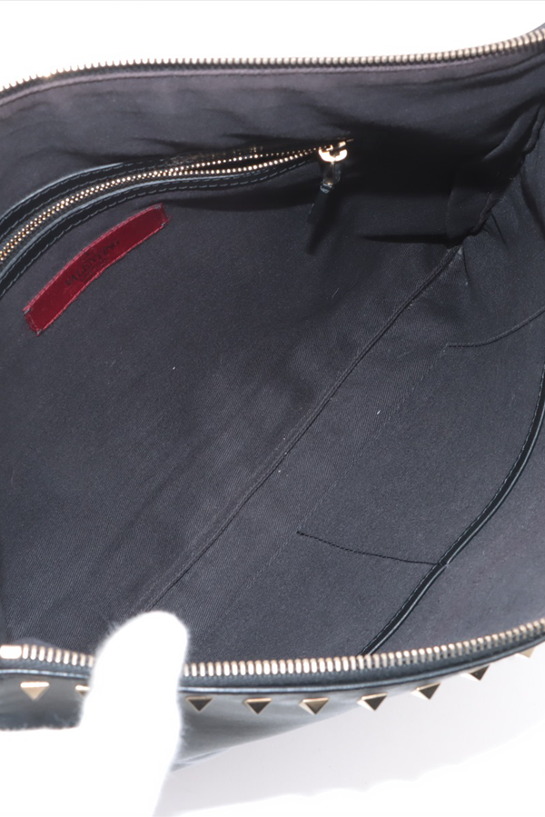 Rockstud Leather Wallet