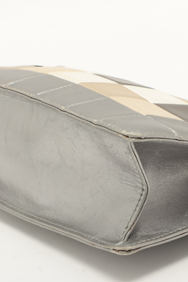 Square Quilted Wristlet Clutch