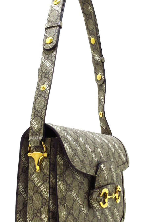 Gucci x Balenciaga Hacker Project Horsebit 1955 shoulder bag