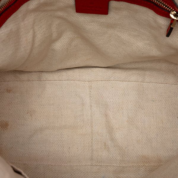 GG Canvas Bamboo Diana Satchel