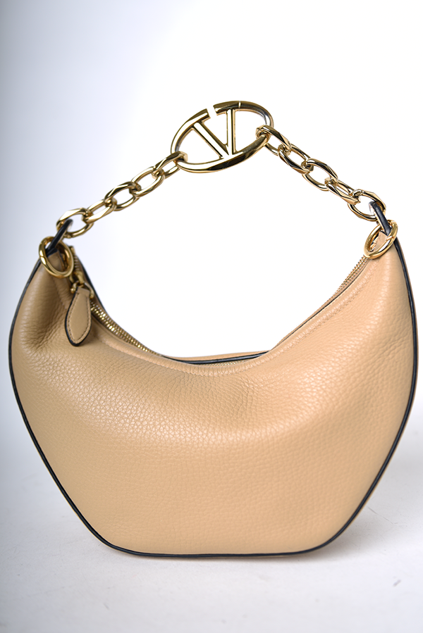 Small VLOGO Moon Hobo Bag