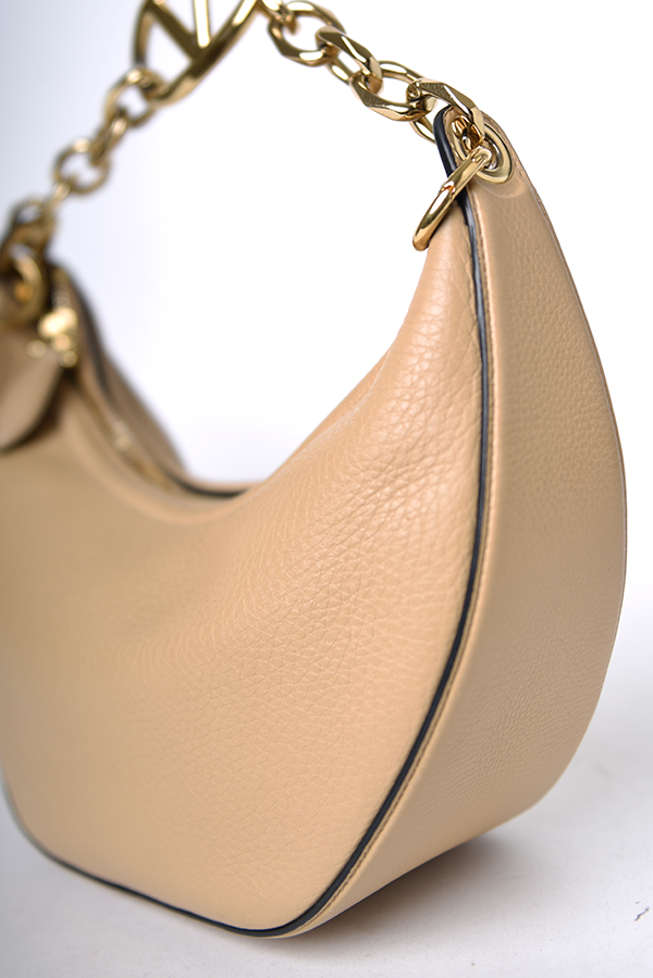 Small VLOGO Moon Hobo Bag