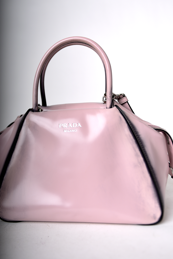 Small brushed leather Supernova handbag