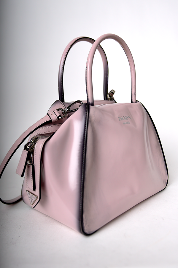 Small brushed leather Supernova handbag