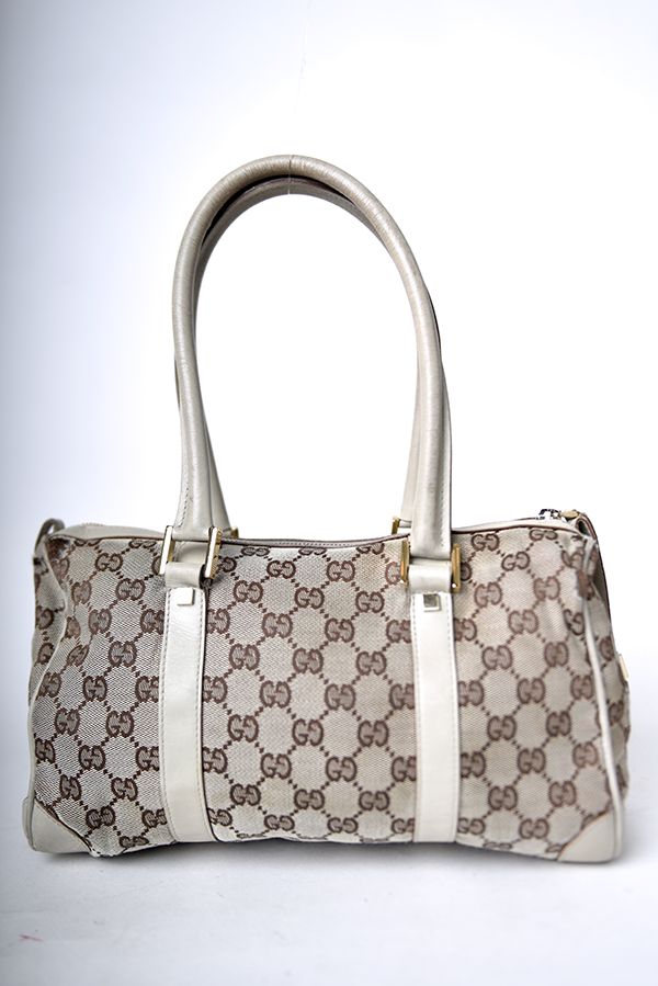 GG Canvas Boston Bag