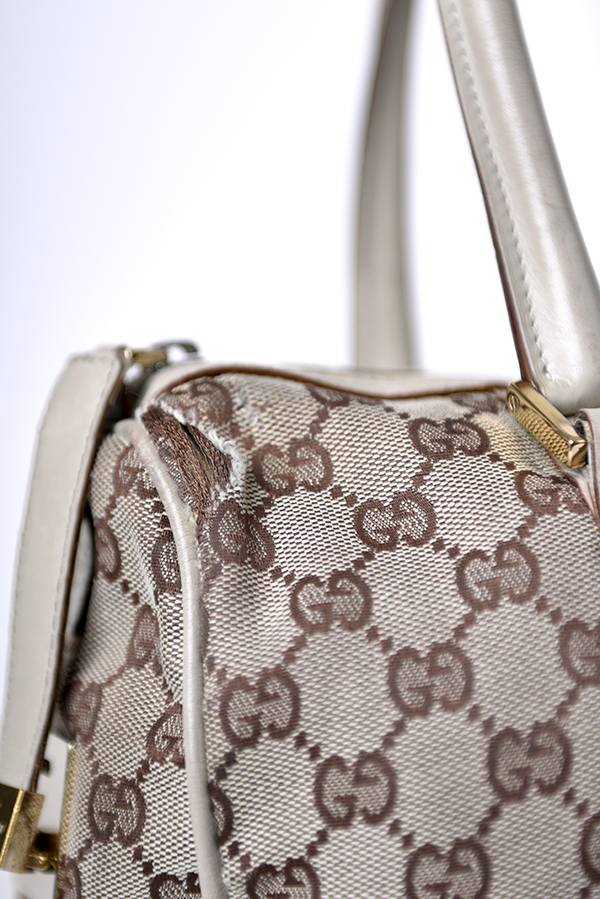 GG Canvas Boston Bag