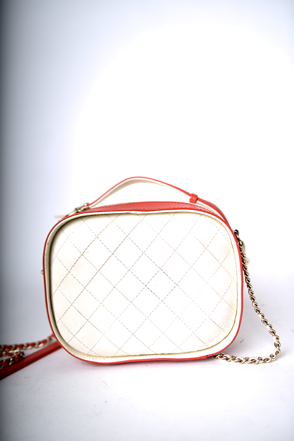 Crumpled Calfskin Vanity Case