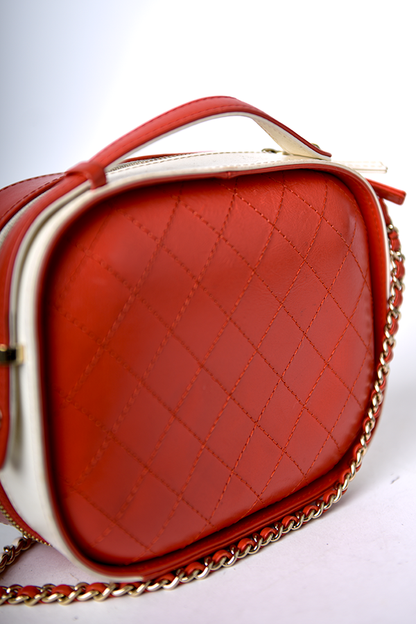 Crumpled Calfskin Vanity Case