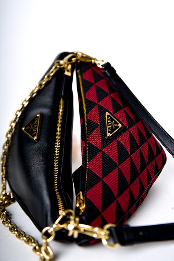 Double Symbole Triangle Bag