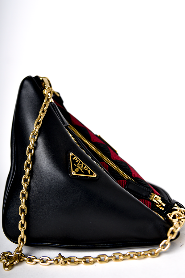 Double Symbole Triangle Bag