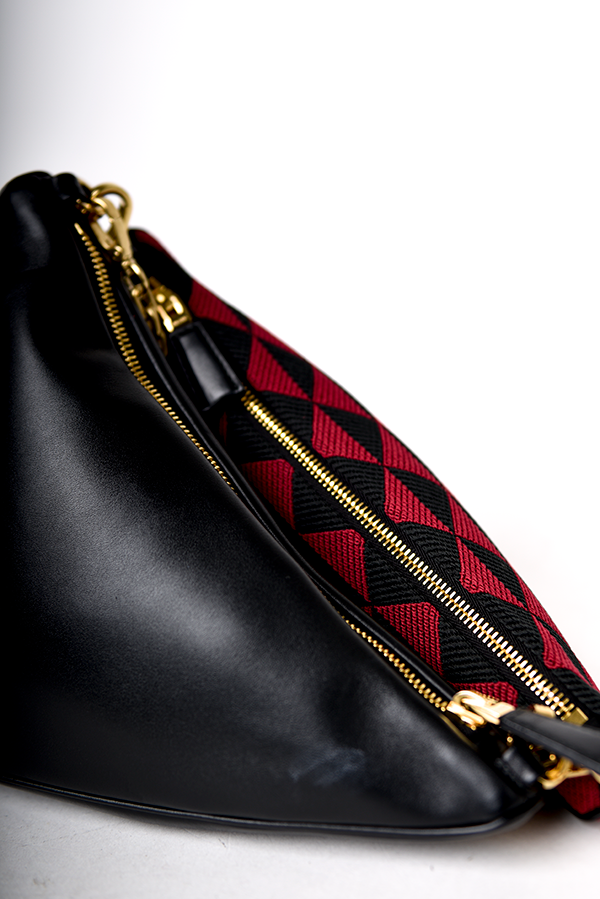 Double Symbole Triangle Bag