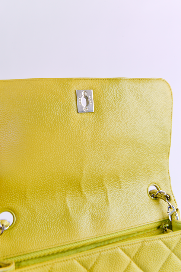 Quilted Lambskin Square Flap Bag