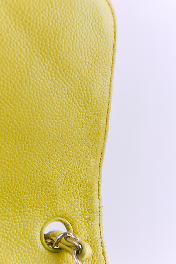 Quilted Lambskin Square Flap Bag