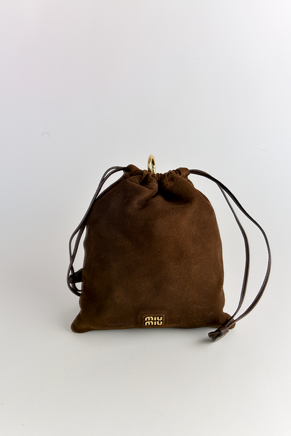 Drawstring Camoscio Pochette