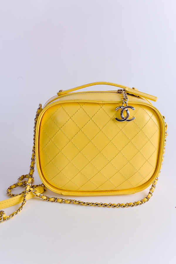 Crumpled Calfskin Vanity Case