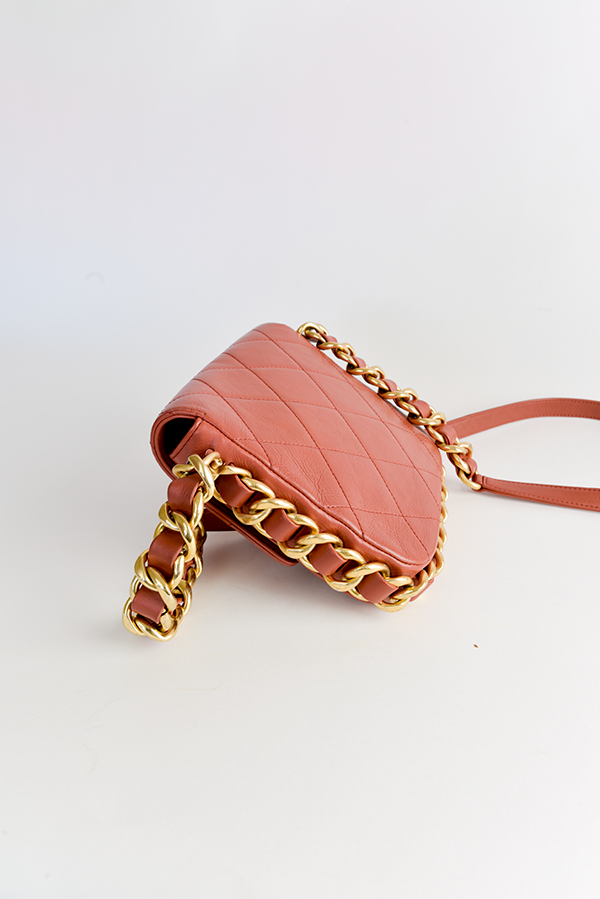 Framing Chain Flap Bag