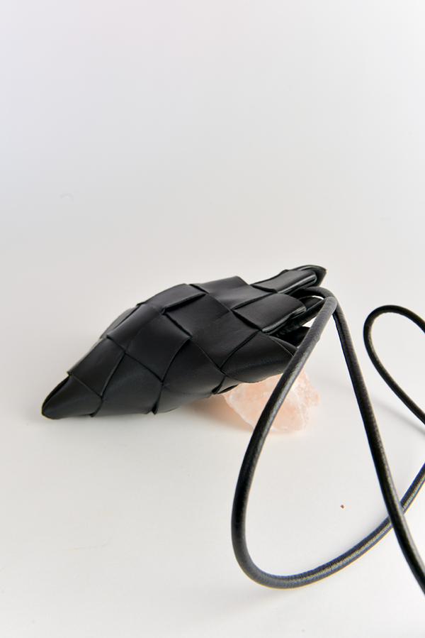 Intrecciato Phone Pouch