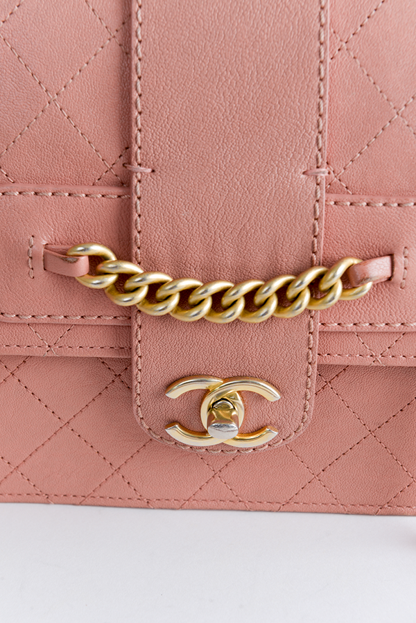 Front Chain Flap Bag