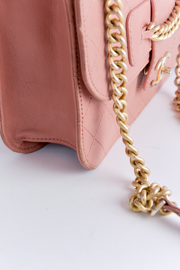 Front Chain Flap Bag