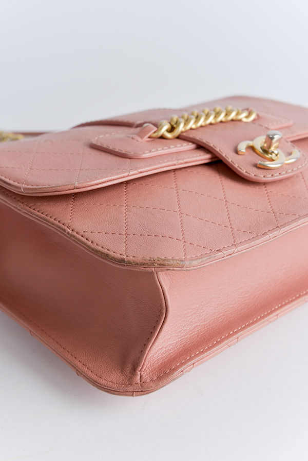 Front Chain Flap Bag