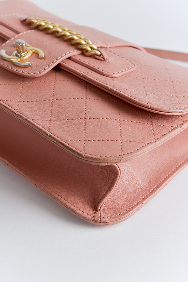 Front Chain Flap Bag