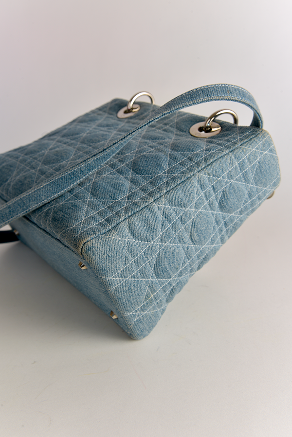 Small Denim Lady Dior Bag