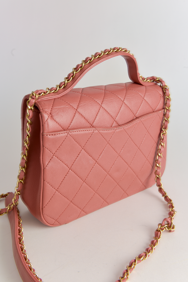 Infinity 19 Top Handle Flap Bag