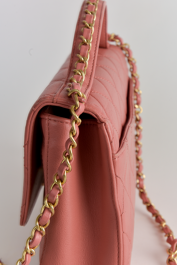 Infinity 19 Top Handle Flap Bag